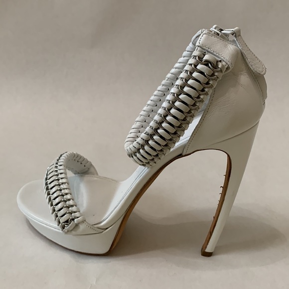 Alexander McQueen White Platforms size 38 - Picture 4 of 10